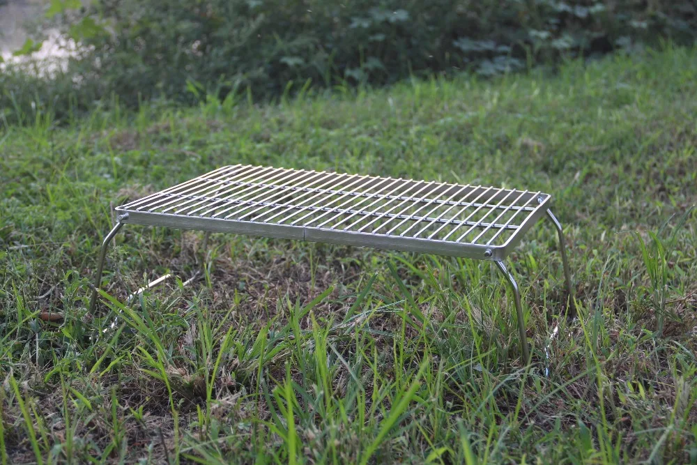 AceCamp de acero inoxidable barbacoa parrilla al aire libre Camping Picnic plegable portátil vajilla envío gratis
