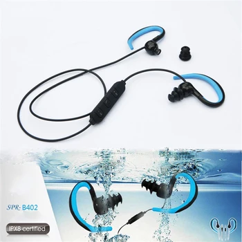 

IPX8 Waterproof Bluetooth Swimming Earphone Portable Outdoor Sport Stereo HD Music Headset Bluetooth 4.2 EDR Neckband Earphones