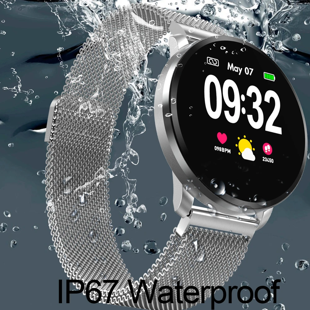

2019 Men CF68 Smart Watch Women Waterproof IP67 Blood Pressure Sport Smartwatch Heart Rate Smart Bracelet for Android IOS