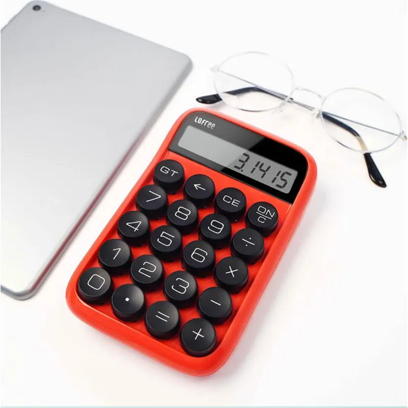3 colors Xiaomi Loffee Calculator Vintage Decompressed detachable keycap intelligent shutdown student office calculation tool (3)