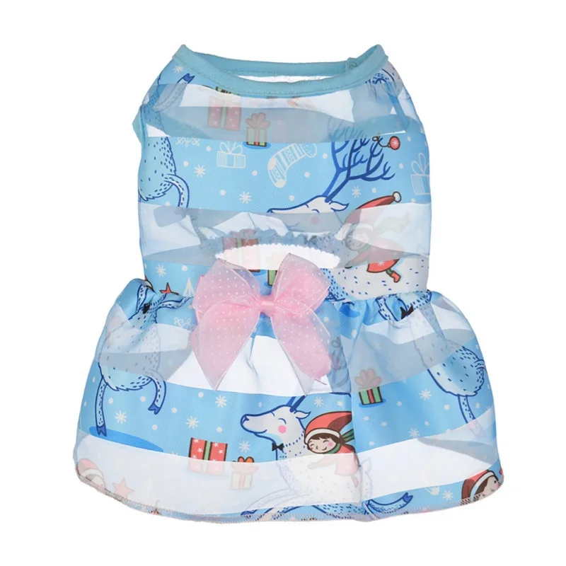 

Cat Dog Dress Spring Summer Pet Lace Clothes Puppy Small Dog Polyester Size XS-XL Pet Clothing For Wedding