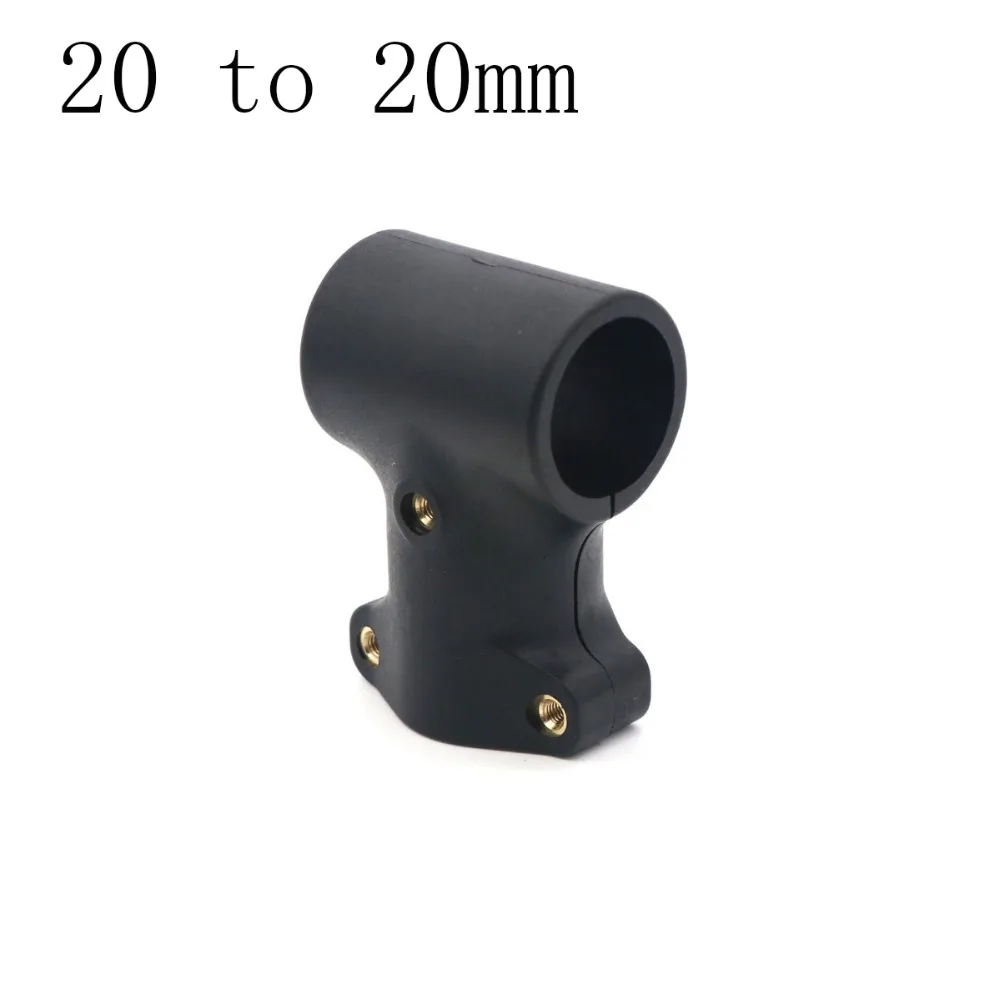 2PCS Plant Protection Drone 20to20mm Tee Joint Nylon Frame Arm Tripod Fixing Connector T Shape Tube Adapter