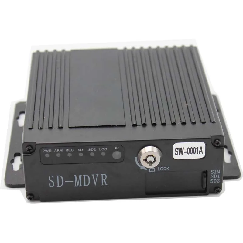 Sinairyu MINI Realtime Car Mobile DVR 4CH Video/Audio Input H.264 SD card AVI with IR Remote Controller Encrption