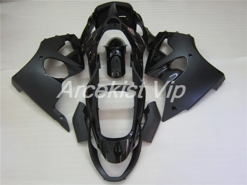 4 бесплатные подарки мотоцикл ABS Обтекатели комплект подходит для kawasaki Ninja ZX6R 636 2000 2001 2002 6R 00 01 02 Glossy глянцевый матовый черный