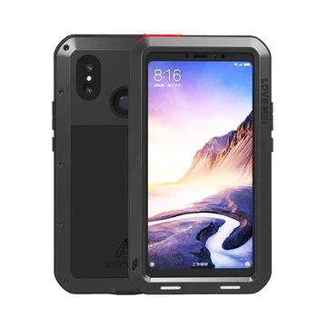 

360 Degree Full Body Case For Xiaomi Mi Max 3 Metal Armor Shockproof Cover For Case Xiaomi Max 3 Cover Max3 With Gorrila Glass