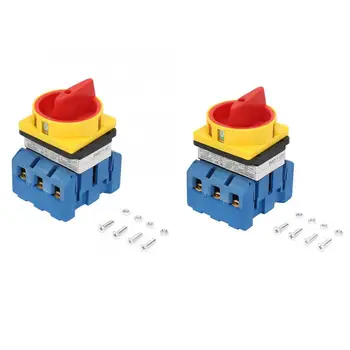 

voltage relay 80A/100A Load Circuit Breaker Switch 3-Pole 2-Position Rotary Cam On-Off Power Switch disjoncteur.