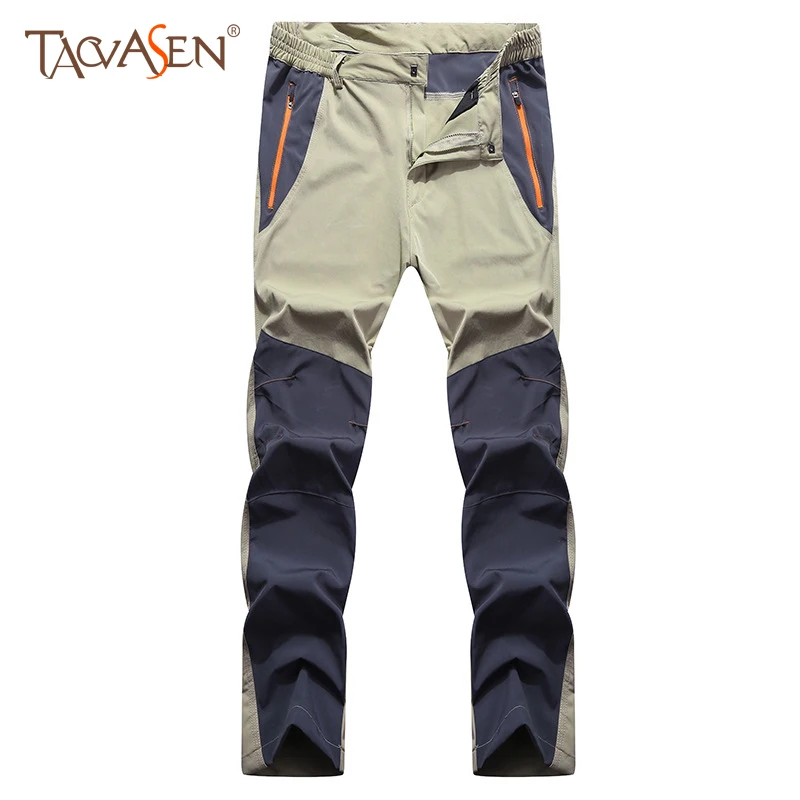 

TACVASEN Waterproof Pants Quick Dry Hiking Pants Outdoor Trekking Trousers Lightweight Climbing Pants Plus Size Hiking Trousers