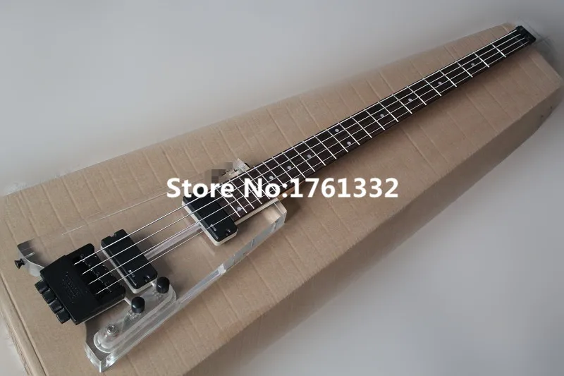 New style Factory custom 24 frets 4 strings acrylic body electric bass