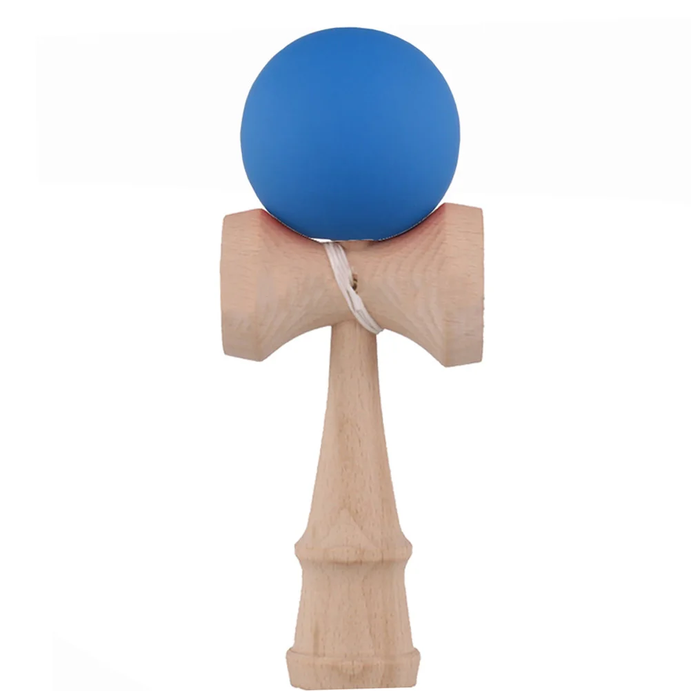 Резиновый матовый игрушка кендама деревянный шар японская умелая традиционная игра мячик для жонглирования игрушки для детей взрослых Рождественский подарок игрушка