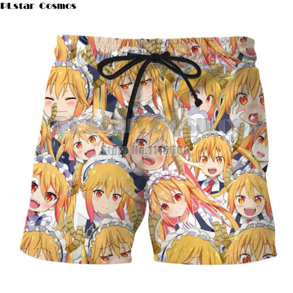 Anime Zero Ram Rem Board Shorts Anime Swimwear Quick Drying Swimsuits Male Anime Beach Boxer Trunks