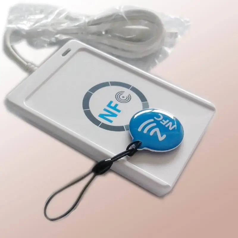

1 set Professional USB ACR122U NFC RFID Smart Card Reader Writer For all 4 types of NFC (ISO/IEC18092) Tags