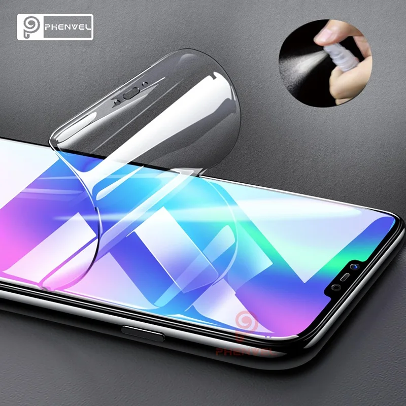 

Phenvel 3D screen protector for huawei honor 10 flexible hydrogel film for huawei honor10 honor view 10 gel protective film