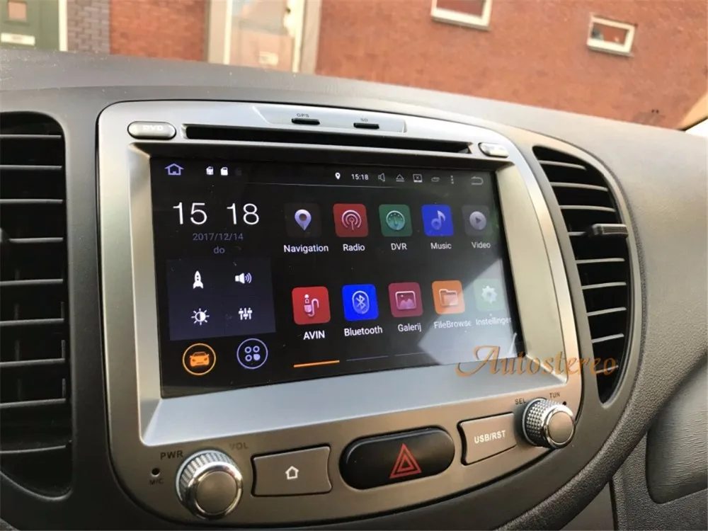 Discount Android 9 Car GPS Navigation DVD Player For Hyundai I10 2007-2013 car stereo auto navi autostereo multimedia player head unit HD 5