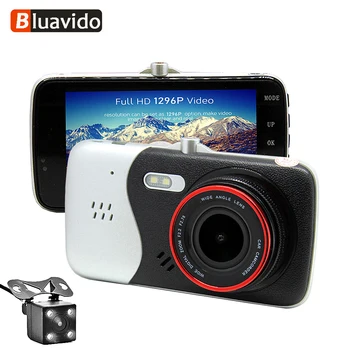 

Bluavido 4.0"IPS Car DVR Camera Dual Lens Full HD 1296P Video Recorder Registrator WDR Night Vision Car Camcorder DVRs Dash Cam