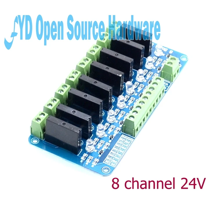 1pcs 8 Channel 24V SSR G3MB 202P Solid State Relay Module ...