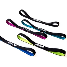 Высококачественные толстовки для футбола, йоги, цветные резинки для волос, Нескользящие эластичные резиновые тонкие спортивные повязки на голову, мужские спортивные аксессуары