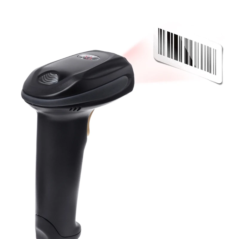 

Wireless 1D Laser Barcode Scanner Reader With USB Cradle Receiver Charging Base