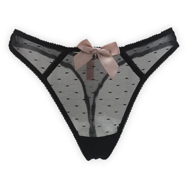 New Fashion Lace Bow Decoration Comfortable Sexy Thong Panties G