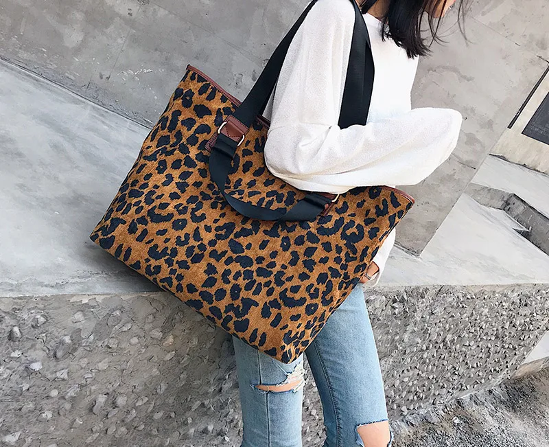 luxury brand women leopard bag handbags female shoulder bag_09