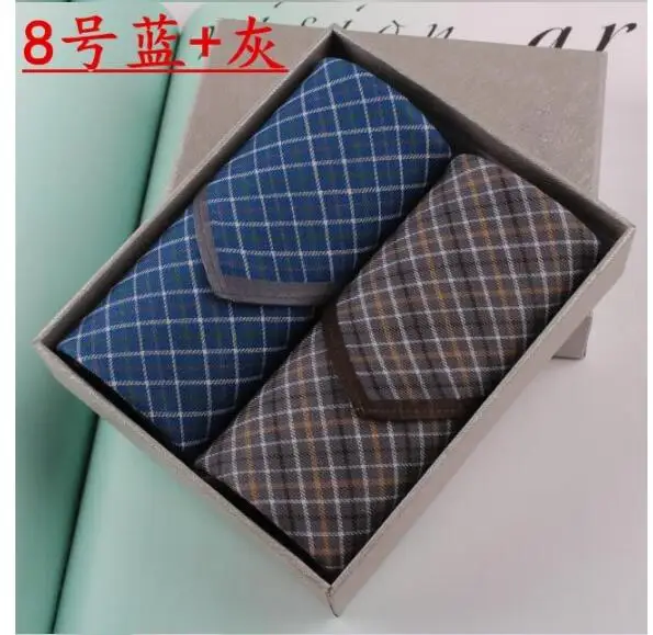 Для мужчин furoshiki платок toalha хлопок Карманные Платки 43x43 см Hanky черный