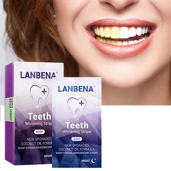 

7pair/box 3D Whitening Strips Tooth Dental Kit Gel Teeth Bleaching Whiter Strips Essentials Oral Hygiene Care Bleaching Tools