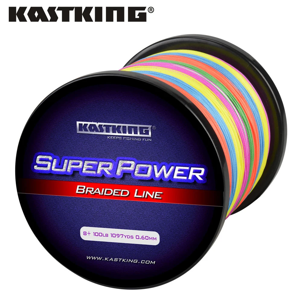 KastKing 1000M 8 Strand Braided Fishing line Durable Multifilament PE