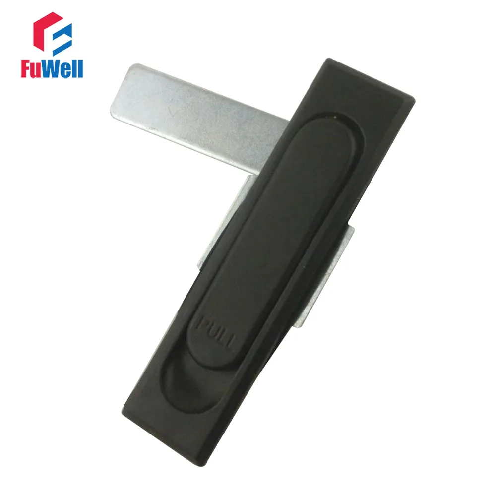 MS717-2 металлический черный плоский замок без ключа для дверного замка шкафа