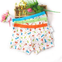 5 шт./партия, трусики для мальчиков-подростков из модала с мультяшным автомобилем нижнее белье для мальчиков детские трусы-боксеры для мальчиков от 3 до 11 лет