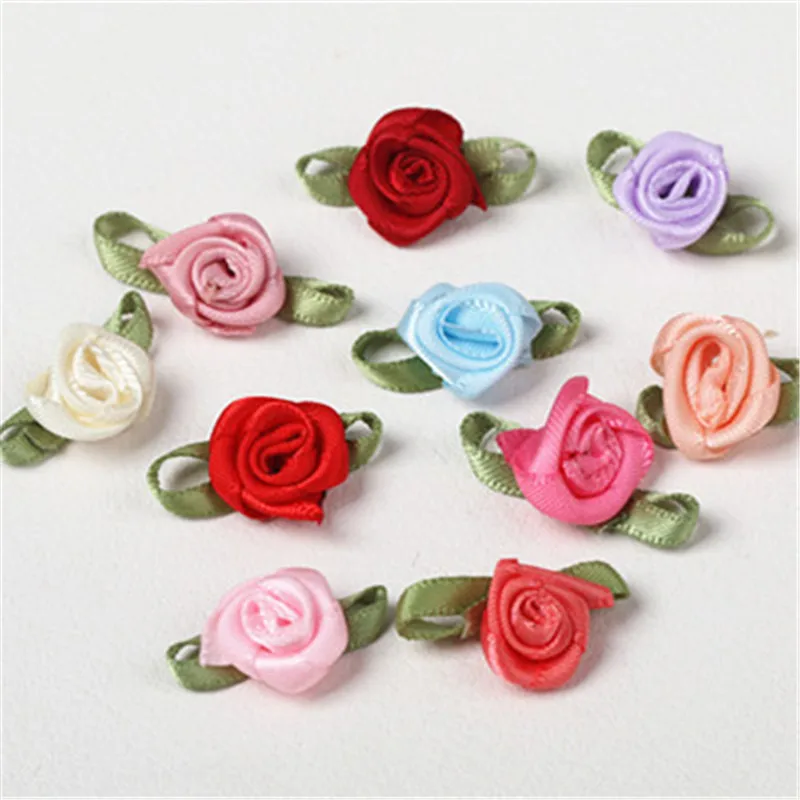 50PCS rose flowers Hair Accessories DIY Flower Bouquet Flowers Decorations No clips for headband | Детская одежда и обувь