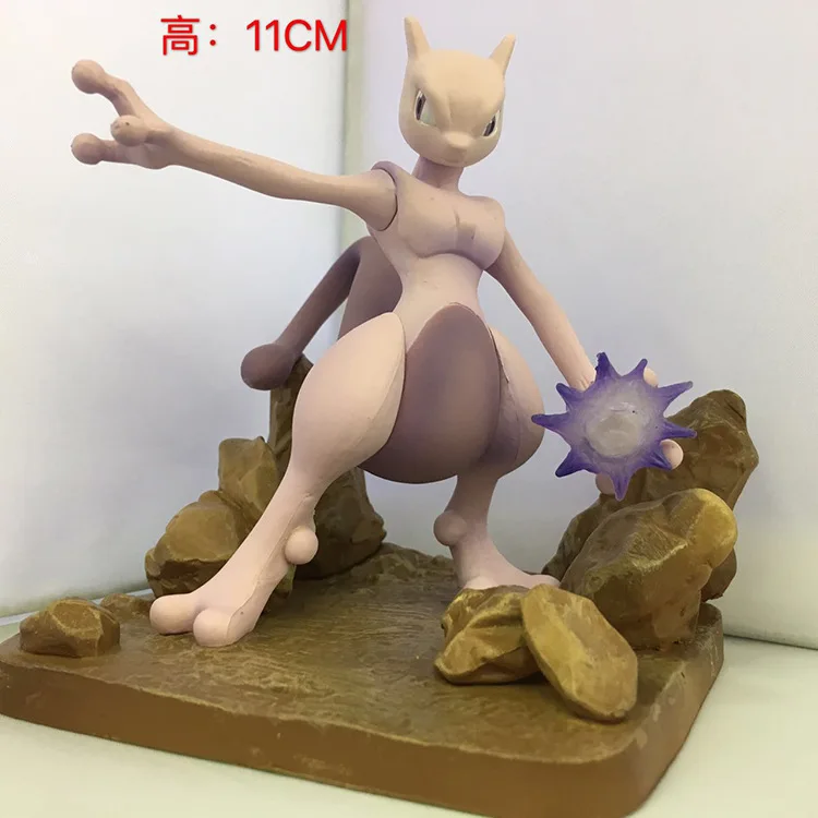 

NEW hot 11cm Pikachu Mewtwo action figure toys collection Christmas gift doll