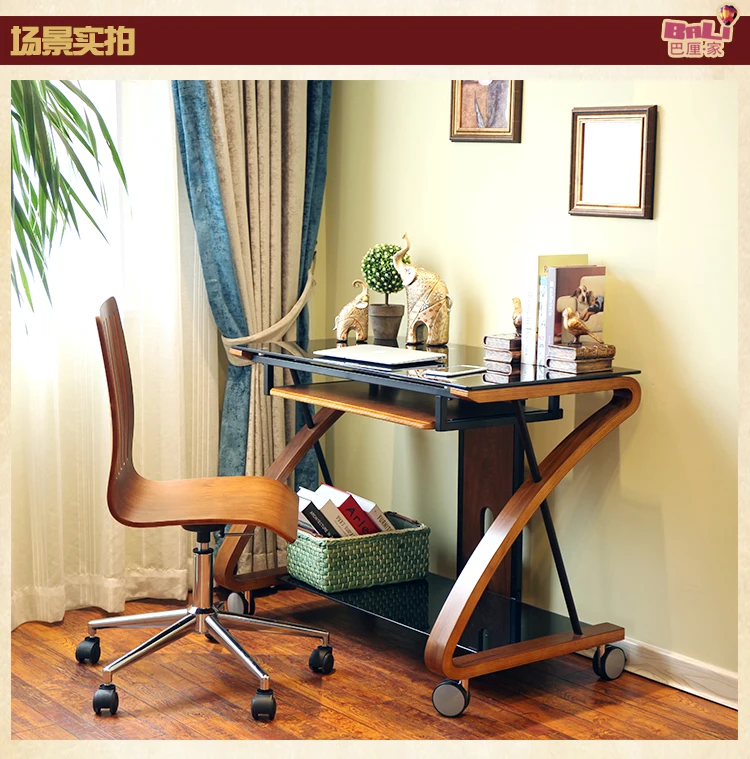 Online Buy Wholesale glass computer desk from China glass
