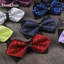 Модные галстуки-бабочки, мужские клетчатые галстуки из полиэстера, деловые свадебные галстуки-бабочки для мужчин, новые галстуки-бабочки, мужские галстуки, подарки