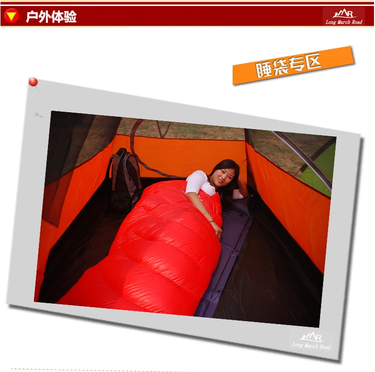 de acampamento ao ar livre splicing múmia saco de dormir inverno