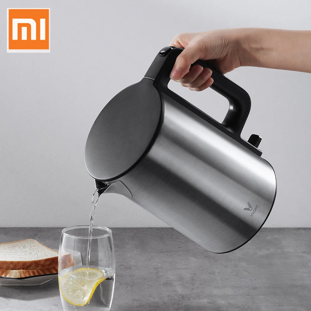

Xiaomi VIOMI Pro Electric Kettle 1.5L Intelligent Thermostat Anti-scalding Household 304 Stainless Steel Electric Kettle 1800W