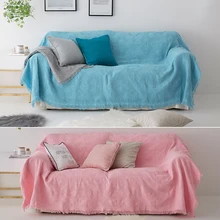 Однотонное синее одеяло для дивана, Хлопковое трикотажное Клетчатое одеяло с ромбическим узором, s утяжеленное одеяло, покрывало для дивана, домашний декор, одеяло s