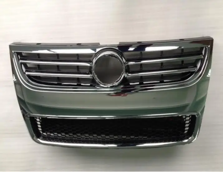 

ABS Car Front bumper Around Mesh Grille Grills Cover Trims For Volkswagen VW Touareg 2008 2009 2010 BY EMS