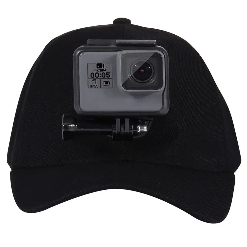 Аксессуары для Go Pro, бейсболка Topi с креплением для GoPro HERO5 HERO4 Session HERO 5 4 3 2 1 black