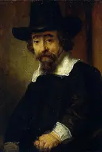 Dr Ephraim Bueno Jewish Physician and Writer Rembrandt van Rijn oil Painting Canvas Art Reproduction High quality hand painted