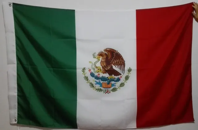 New 3’x5’ Polyester MEXICO FLAG Mexican Country Outdoor Banner Grommets