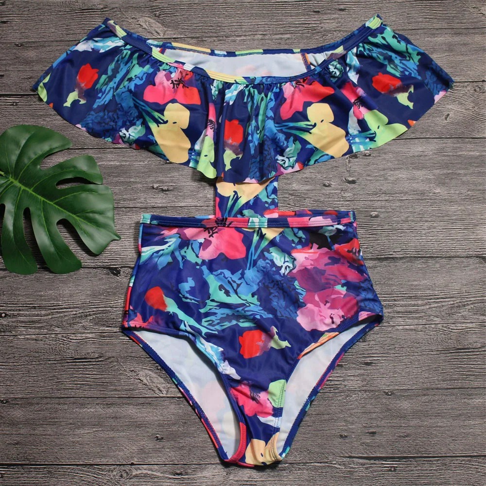 One Piece Swimsuit Sexy Swimwear Women 2018 Summer Beach Wear Bathing