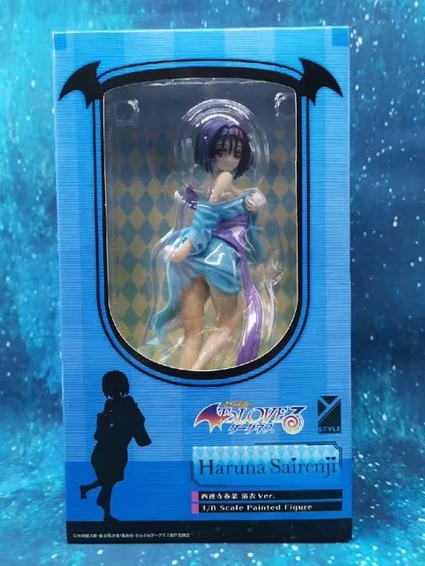 New Hot JAPAN Anime To LOVE Darkness Sexy Girl Haruna Sairenji Bath Dress Adult PVC Anime Sexy Figures Collectible Model Toy (1)