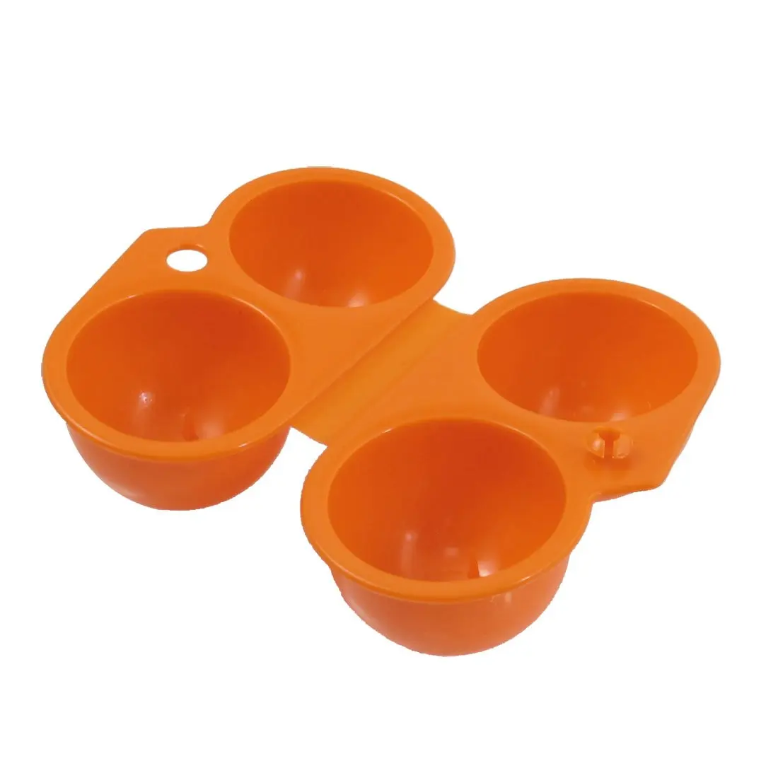 

Orange Plastic Foldable Storage Case 4 egg storage box colored transparent egg container tray plastic egg carrier cases