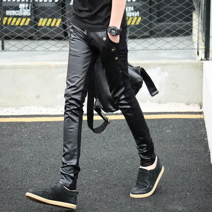 Popular Faux Leather Pants for MenBuy Cheap Faux Leather Pants for Men