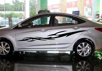 

Car Decal Racing Stripe Tree Styles 90'' for Verna Elantra Vinyl Motor Side Door Stickers ZC624