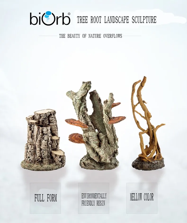 

OASE British Biorb Original Aquarium Natural Ornament Submerged Trees Birch Root Simulation Landscaping Ornaments For Fish Tank
