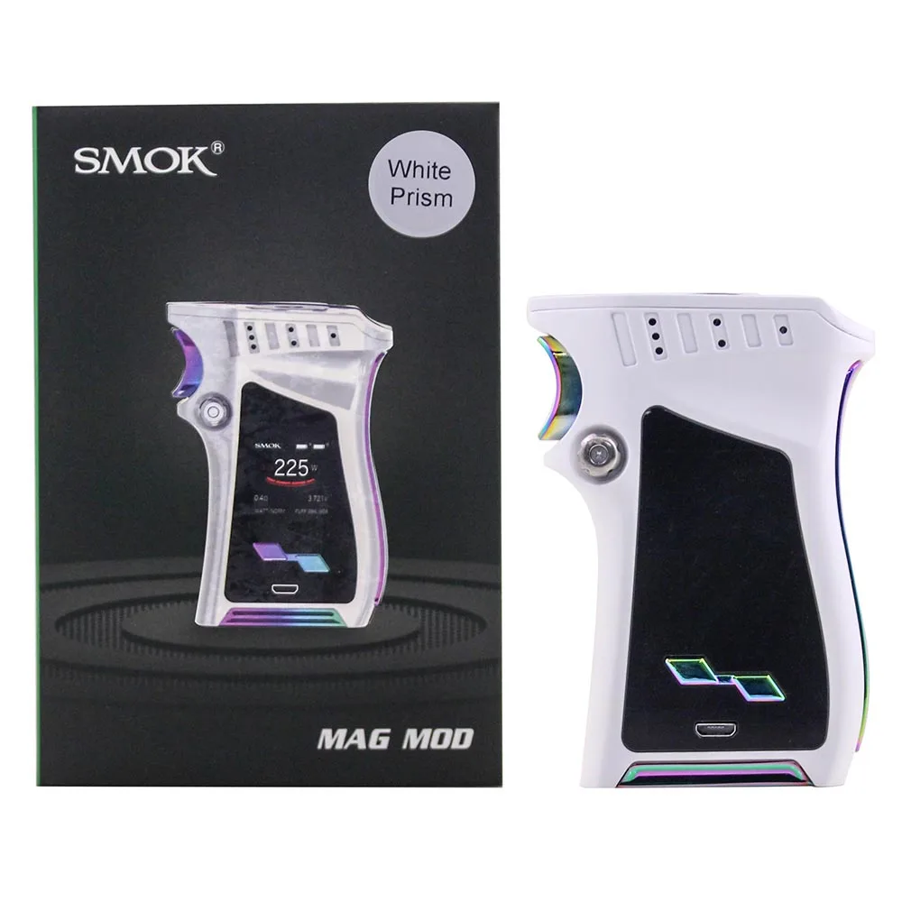 Original SMOK Mag Box Mod 225W Right Hand Vape Electronic e Cigarette for Atomizer TFV12 PRINCE Tank V12 Prince Vaporizer Coil