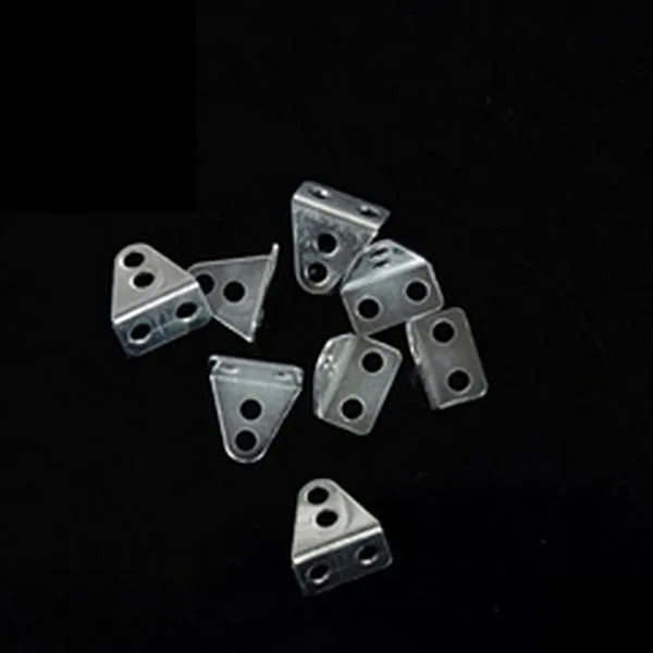 40pcs Micro angle iron L type Axle bracket sheet iron DIY model material NEW 