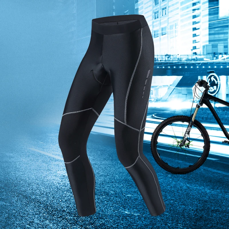 

Santic Men Cycling Pants Pro Fit Coolmax 4D Pad Shockproof Reflective Pants Bicycle Anti-pilling Cycling Clothings Bike Pants