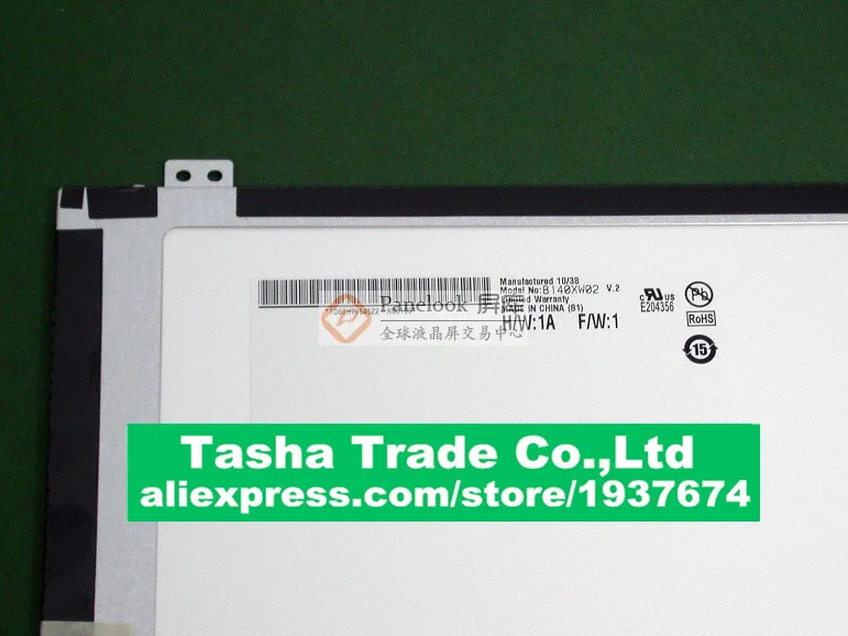 

B140XW02 V.2 LCD Screen Display 1366*768 Original Good Quality B140XW02 V2