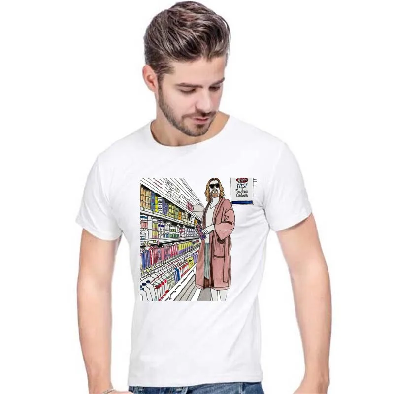 

The Big Lebowski Dude Boys T-shirts Cartoon Tshirt Homme Fashion Short Sleeve Vintage Mens Tshirts Summer Tops